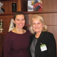 Madeleine Ashcroft with Kirsty Duncan